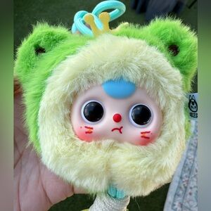 Baby Three Animal Plush Lanyard Series